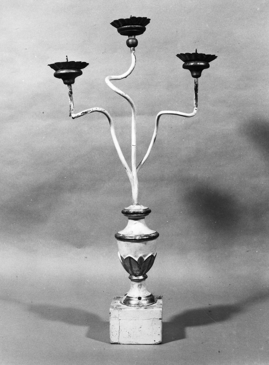 candeliere, serie - bottega toscana (sec. XIX)