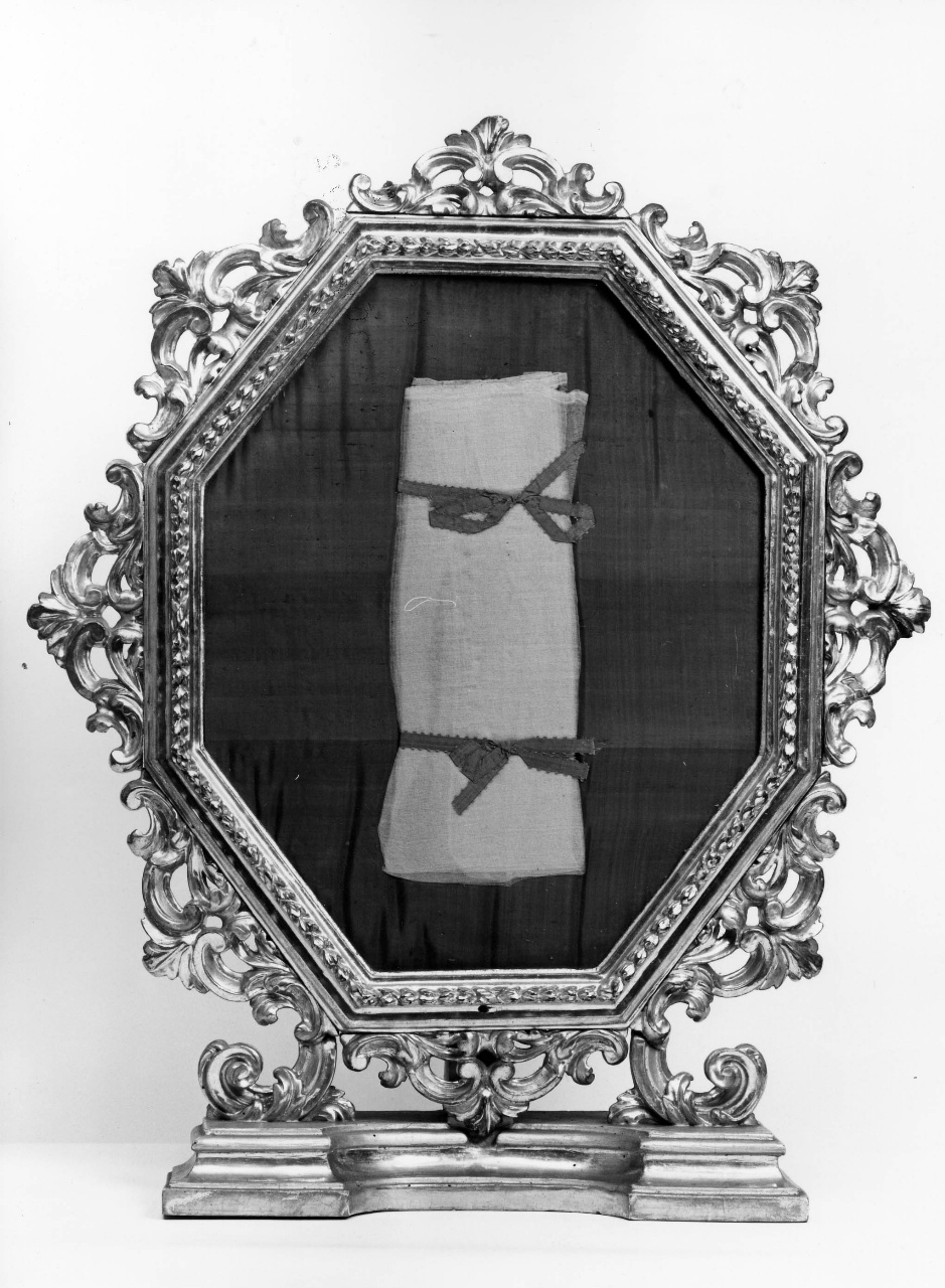 reliquiario - a tabella - bottega toscana (primo quarto sec. XVIII)