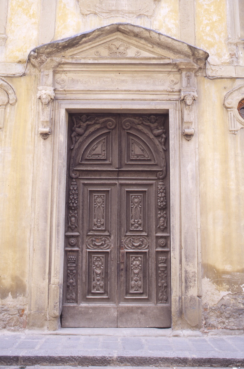 mostra di portale di Allori Alessandro, Piccardi Jacopo - bottega fiorentina (sec. XVI)