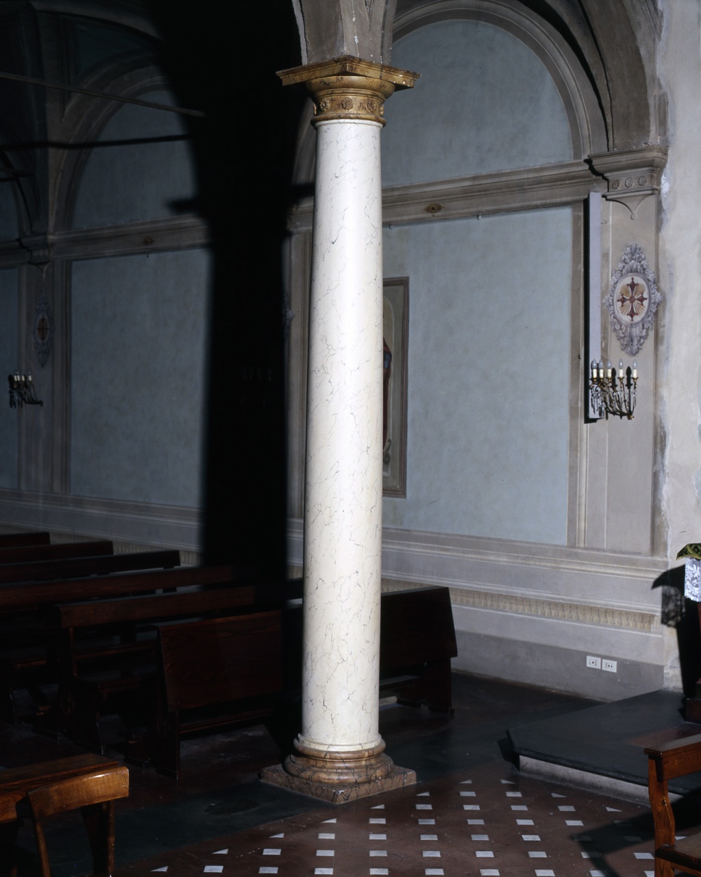 capitello di colonna, serie - bottega fiorentina (sec. XVI)