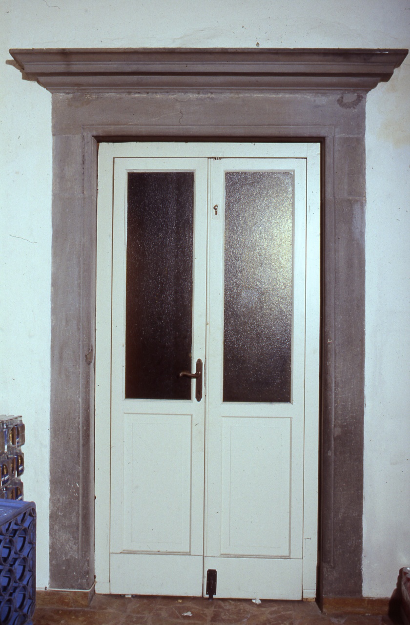 mostra di porta, serie - bottega fiorentina (sec. XVI)