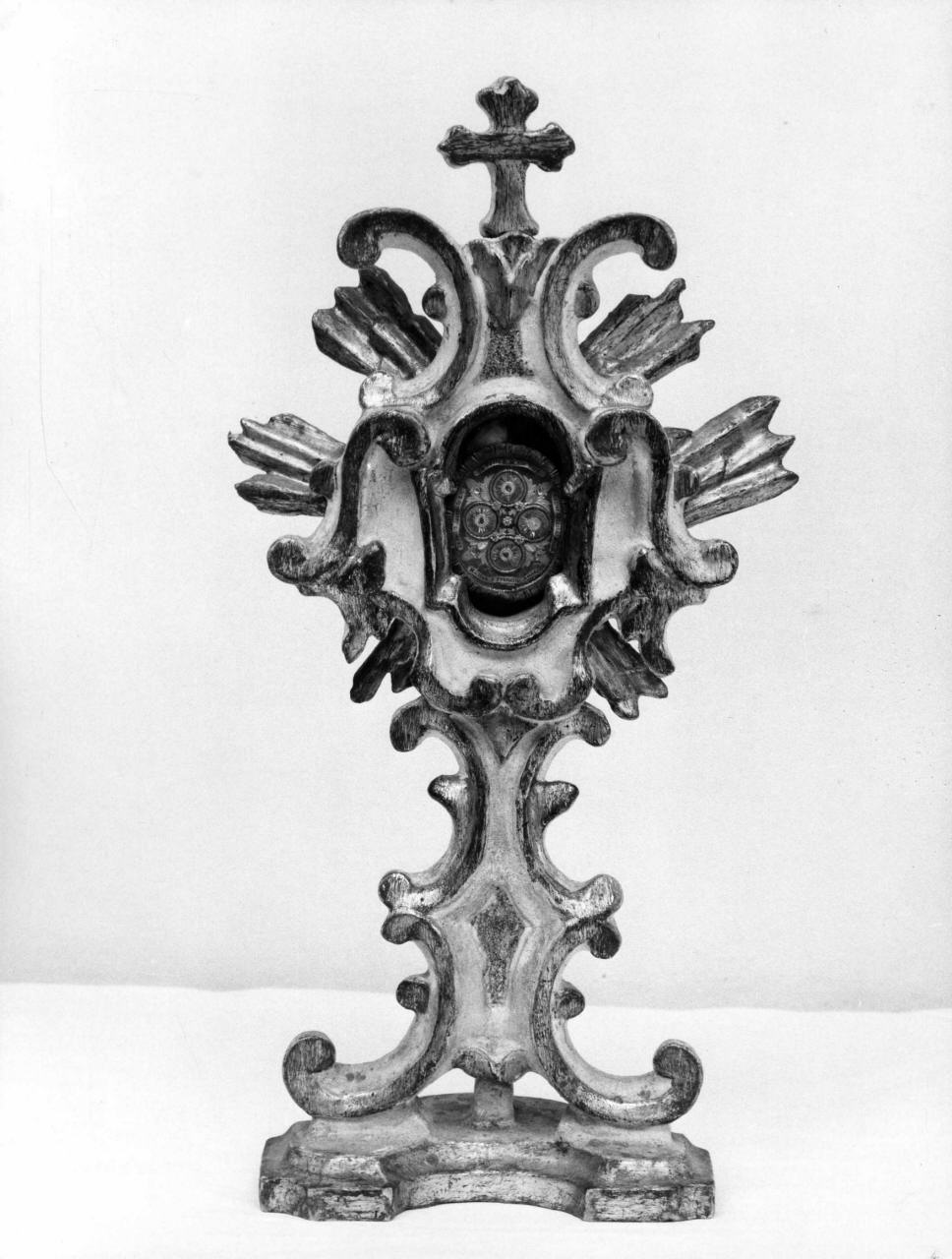 reliquiario - a ostensorio - bottega toscana (ultimo quarto sec. XVIII)