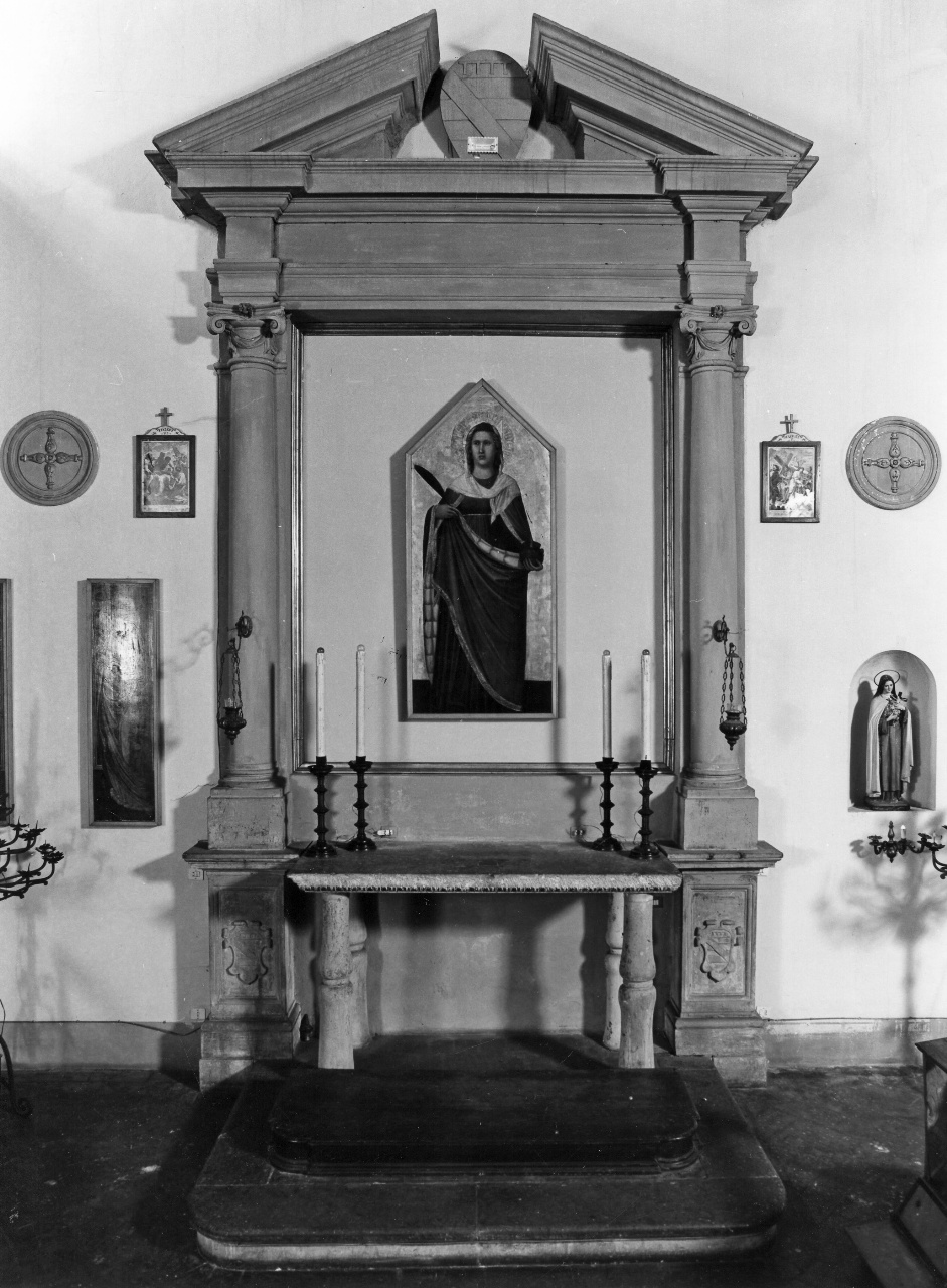 altare - a edicola - bottega fiorentina (sec. XVIII)