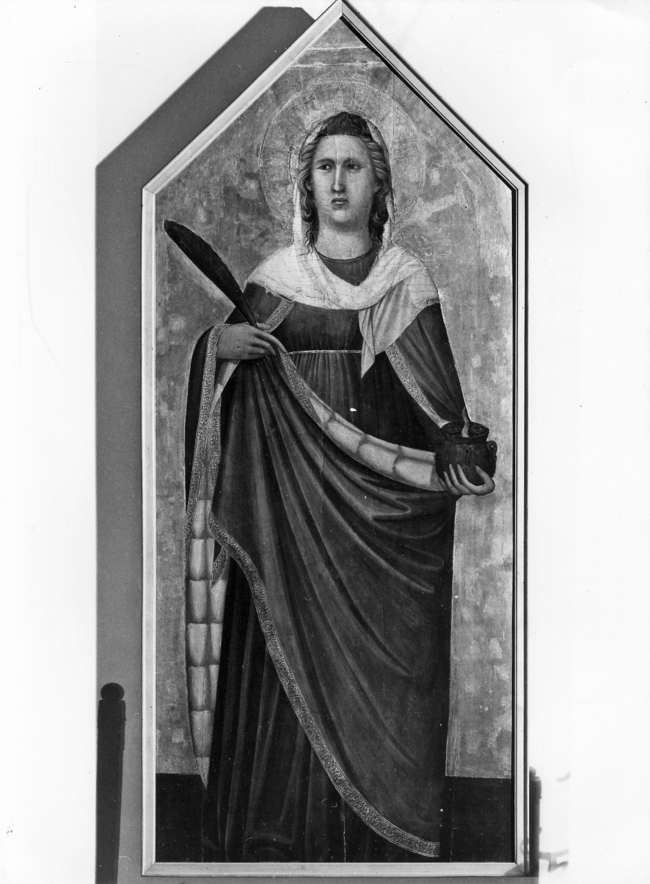 Santa Lucia (dipinto) di Lorenzetti Pietro (attribuito) (sec. XIV)