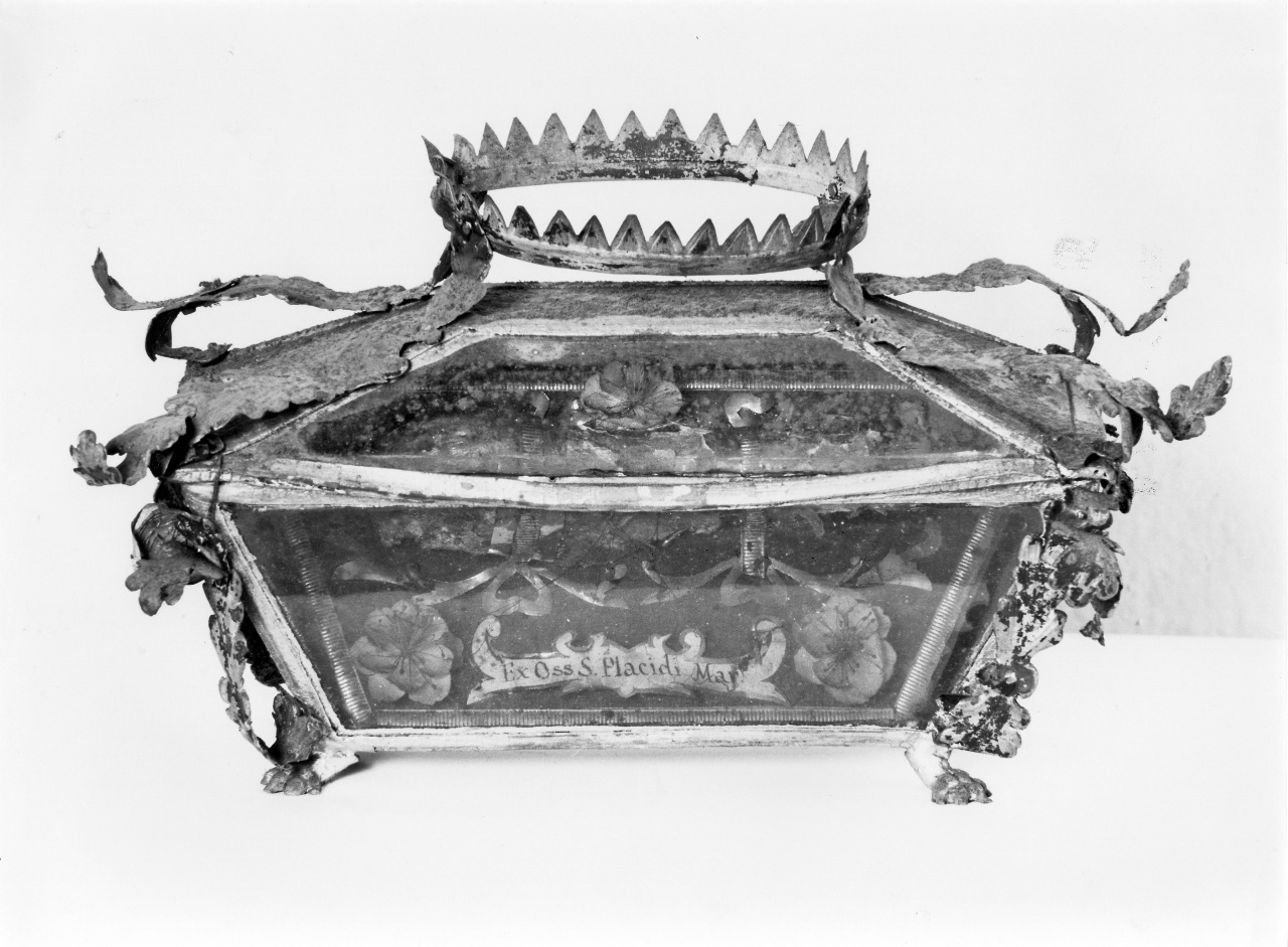 reliquiario a teca - a urna - bottega toscana (fine sec. XVIII)