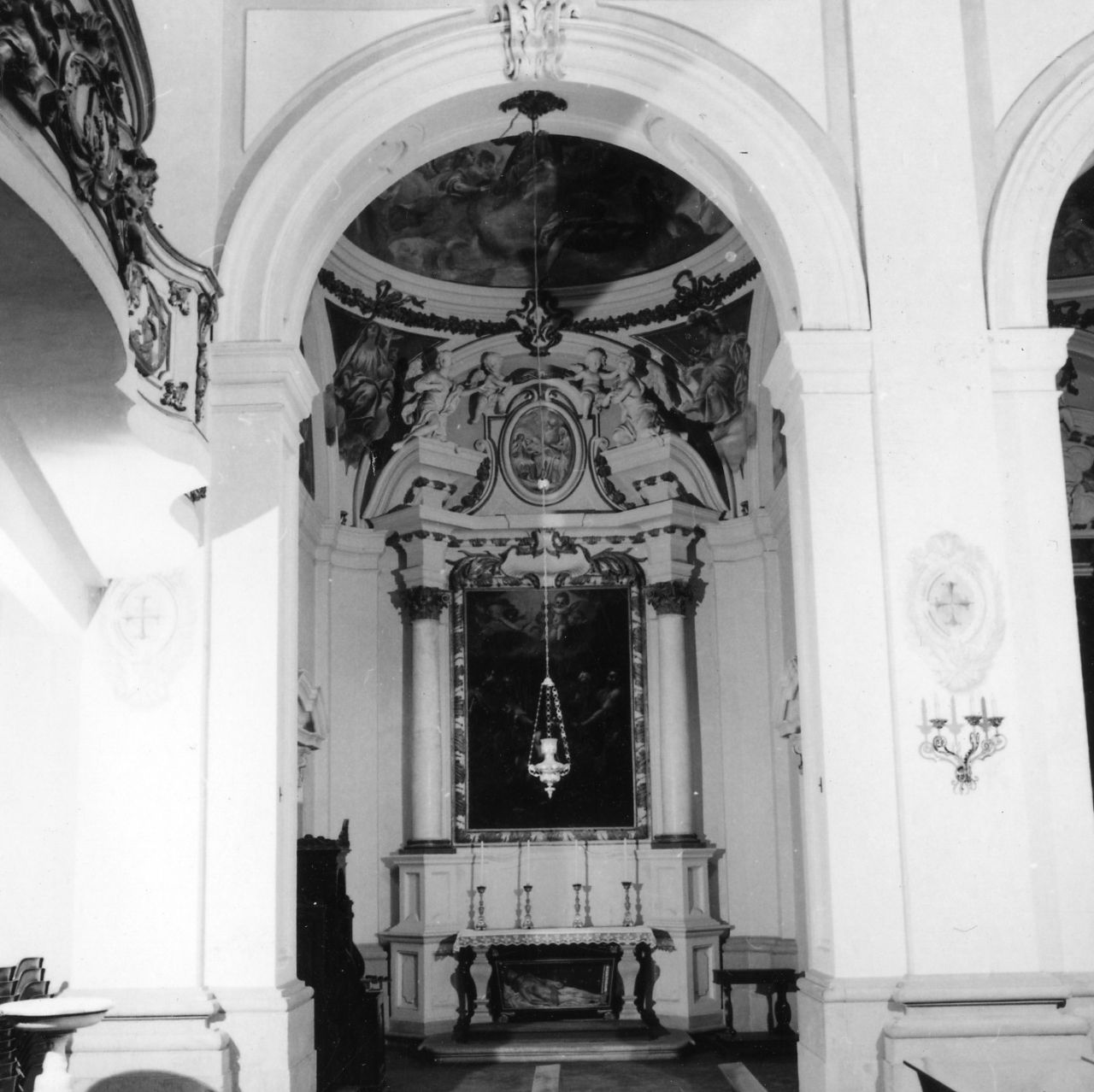 altare - a edicola di Marcellini Carlo (sec. XVIII)