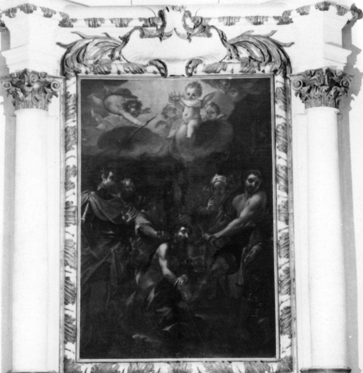 martirio di Sant'Anastasio (dipinto) di Ciabilli Giovanni Camillo (sec. XVIII)