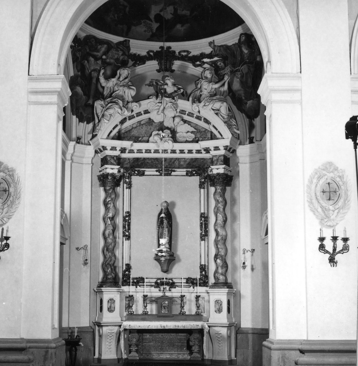 Fede e Speranza (altare - a edicola) di Marcellini Carlo (sec. XVIII)