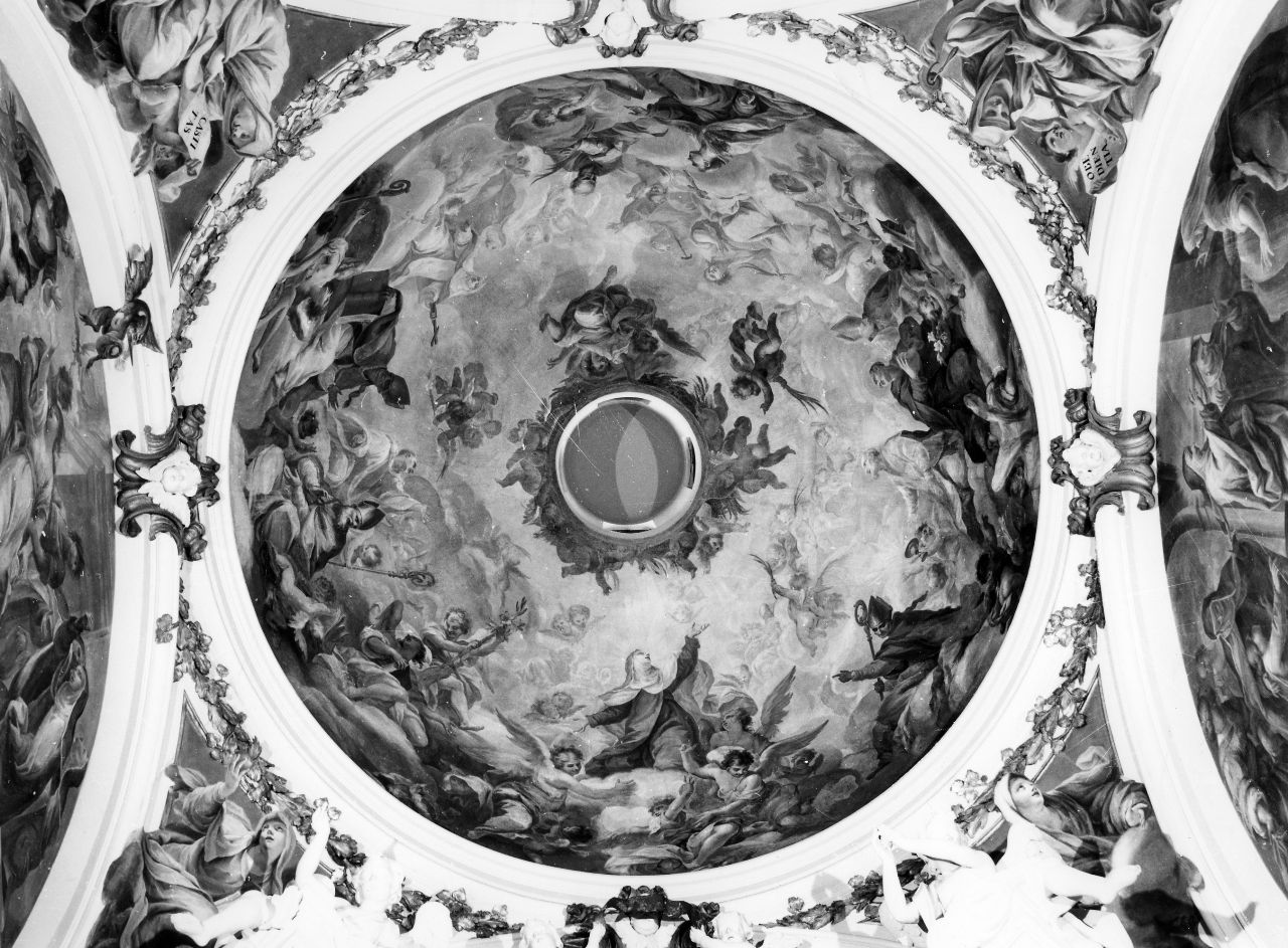 gloria di Santa Maria Maddalena dei Pazzi (dipinto) di Bonechi Matteo (sec. XVIII)