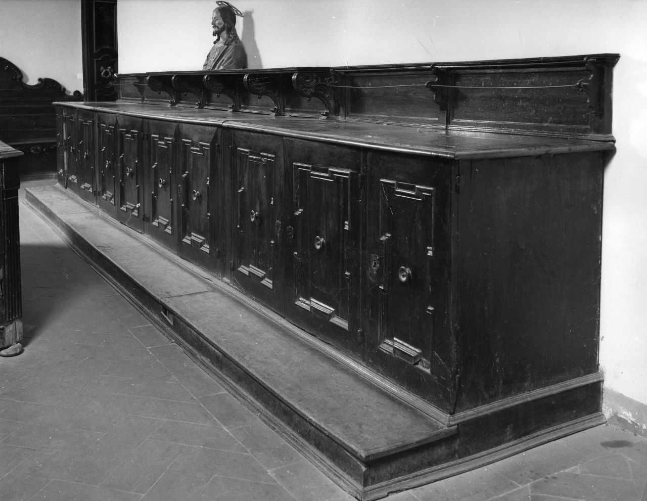 bancone - bottega fiorentina (inizio sec. XVIII)