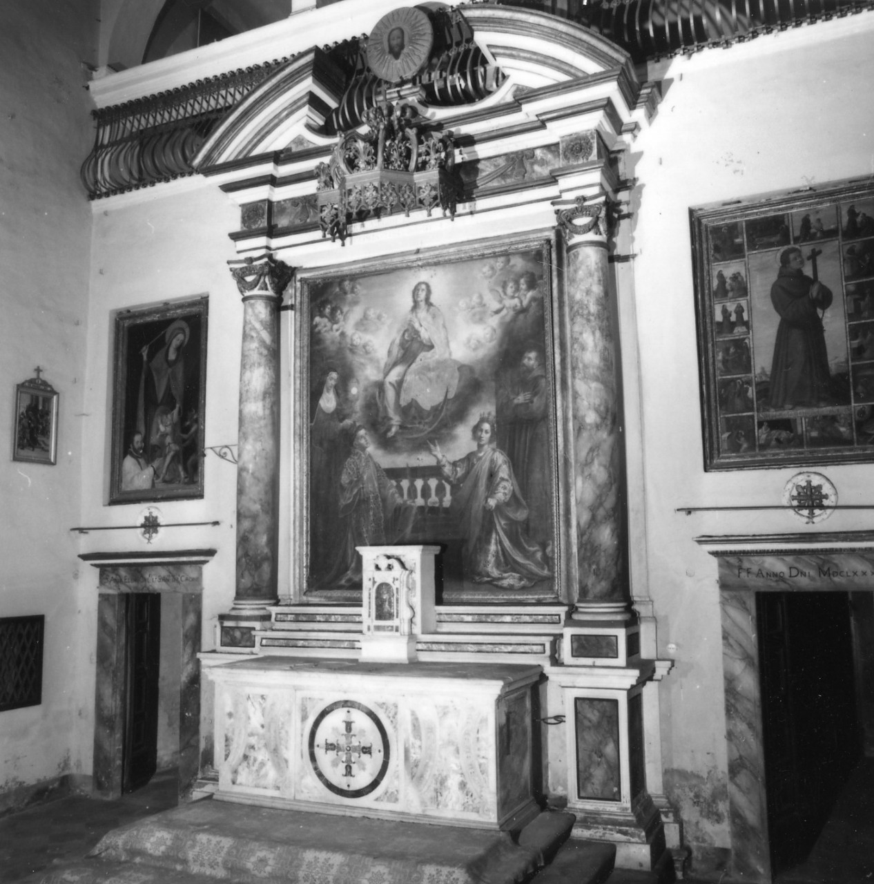 altare maggiore - bottega toscana (sec. XVII, sec. XVIII)