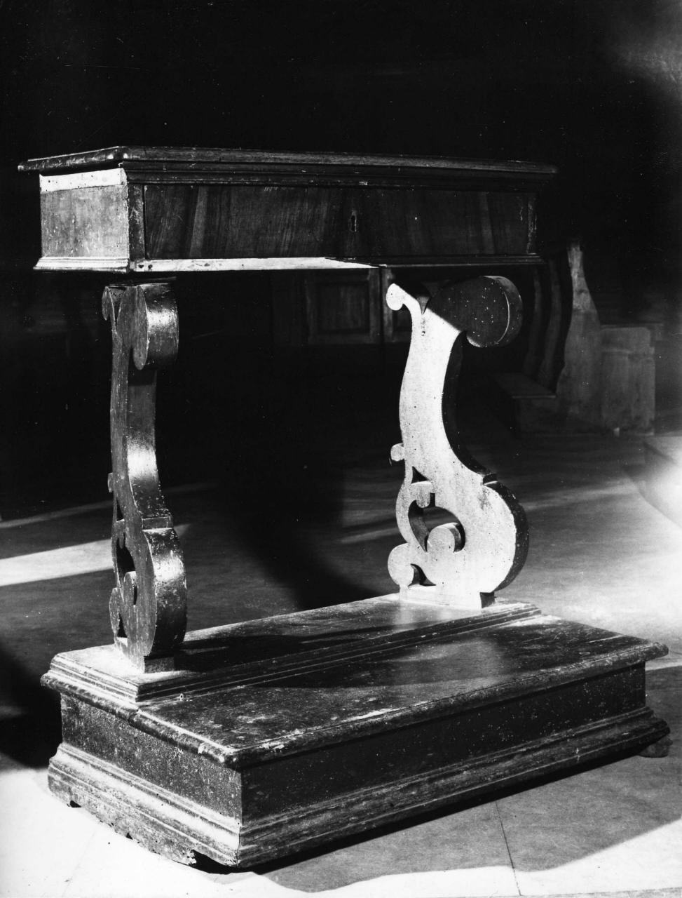 inginocchiatoio - bottega toscana (sec. XVIII)