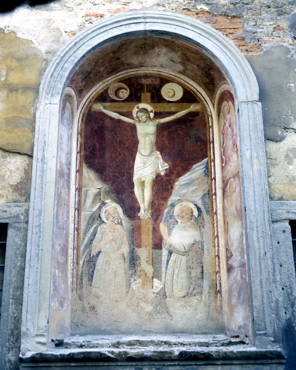 mostra di tabernacolo - bottega fiorentina (seconda metà sec. XV)