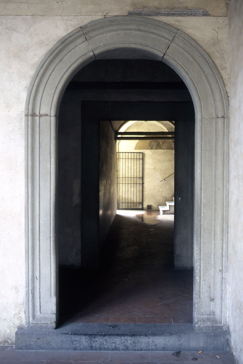 mostra di portale, serie - bottega fiorentina (sec. XV)