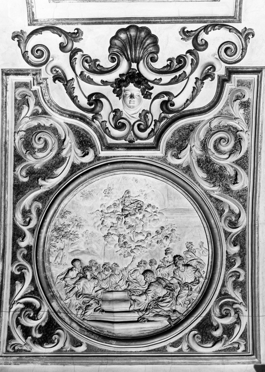 assunzione della Madonna (dipinto) di Broccetti Giuseppe (attribuito) (sec. XVIII)