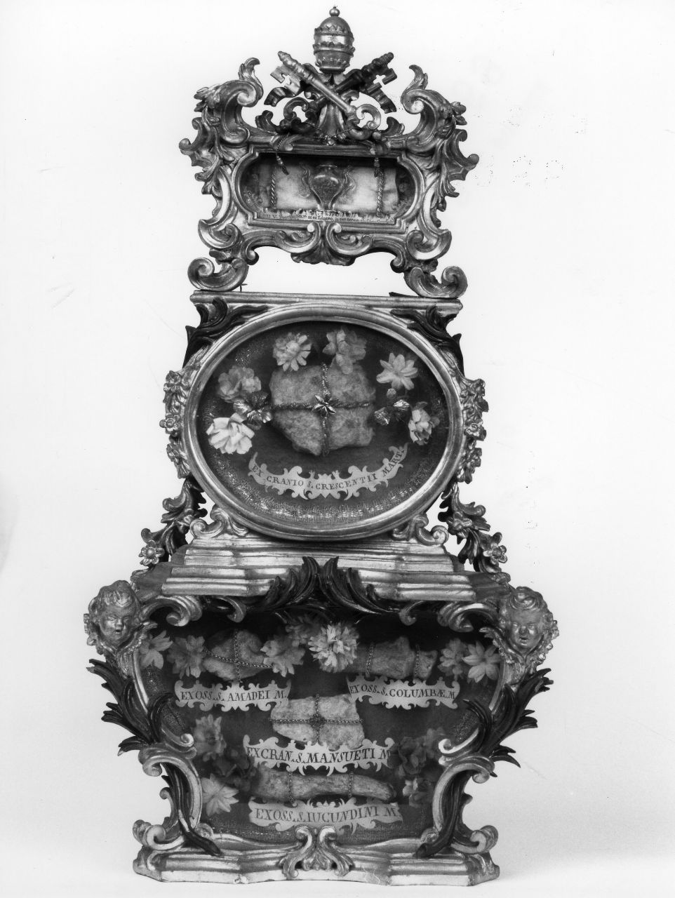 reliquiario - a tabella - manifattura toscana (fine sec. XVIII)