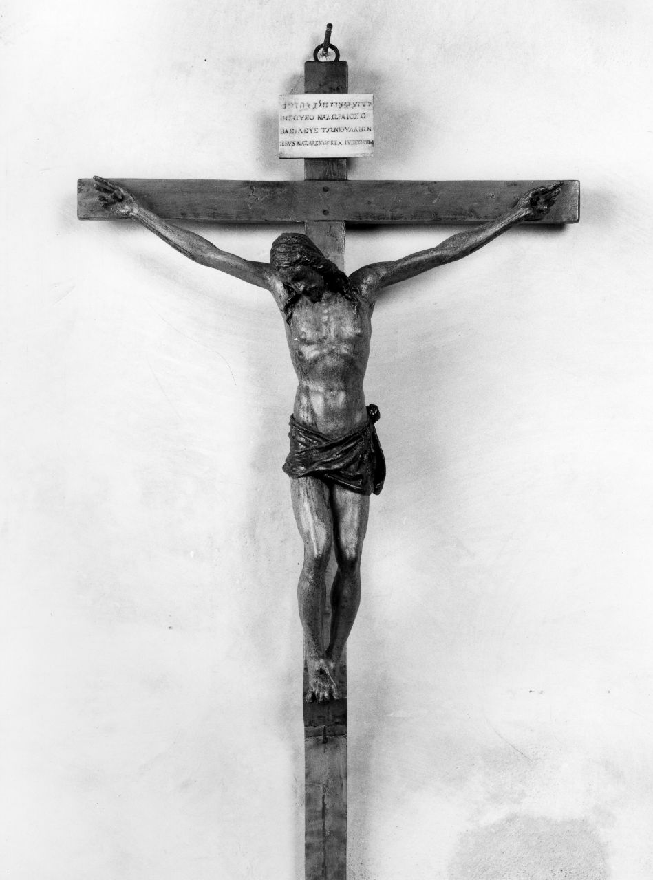 Cristo crocifisso (crocifisso) di Sinibaldi Bartolomeo detto Baccio da Montelupo (bottega) (prima metà sec. XVI)