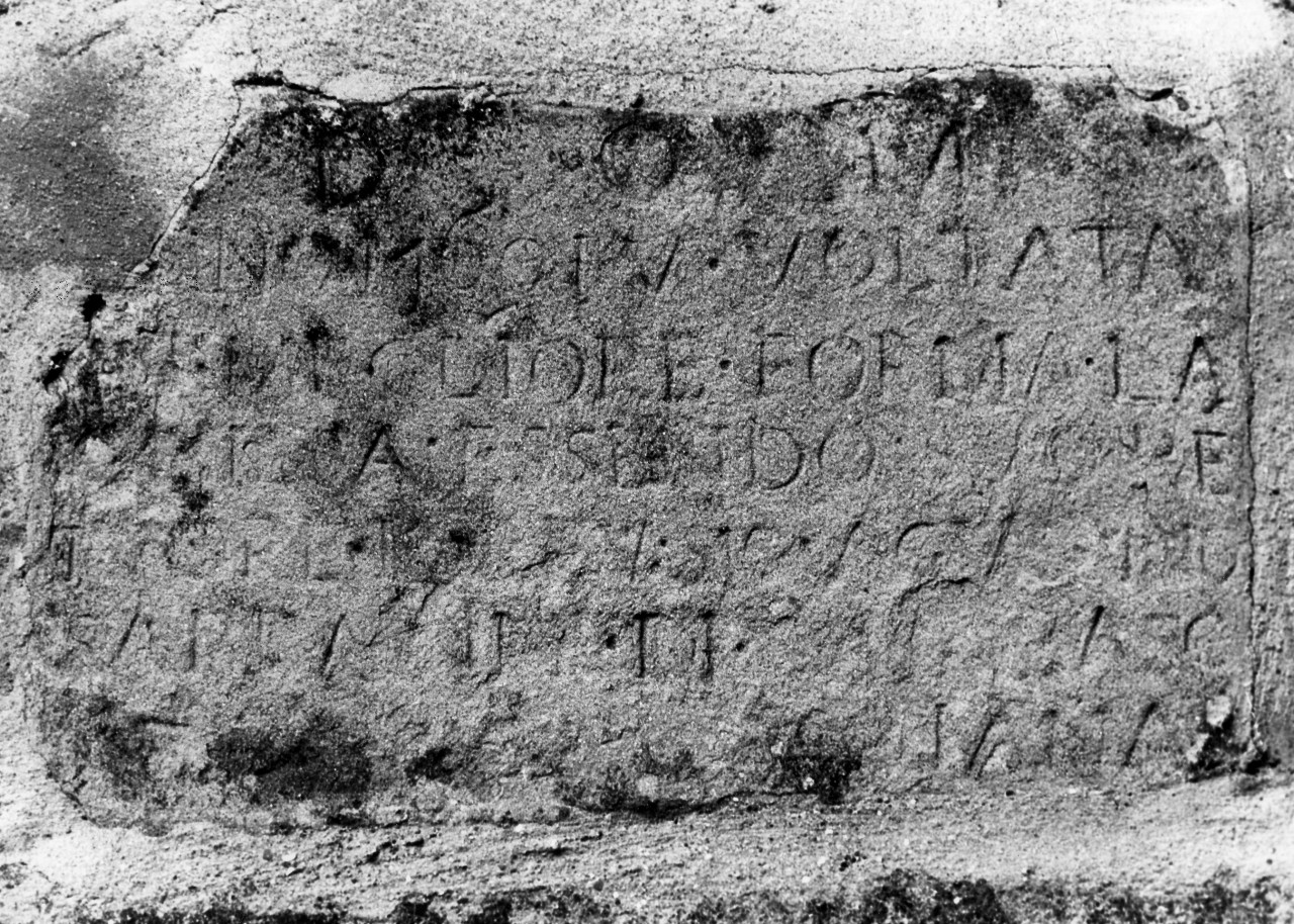 lapide - manifattura toscana (sec. XVIII)