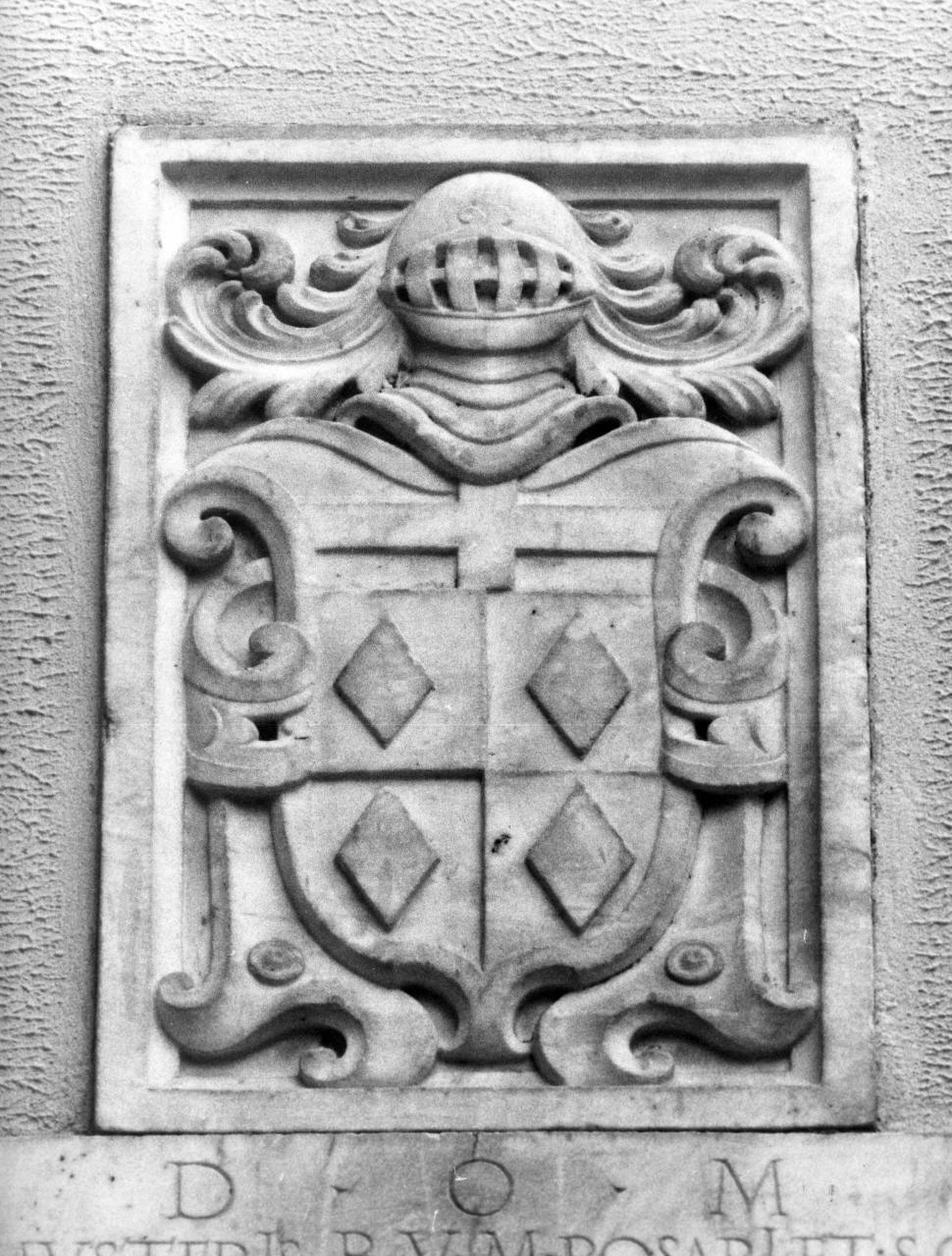 stemma gentilizio della famiglia Rospigliosi (rilievo) - manifattura toscana (sec. XVII)