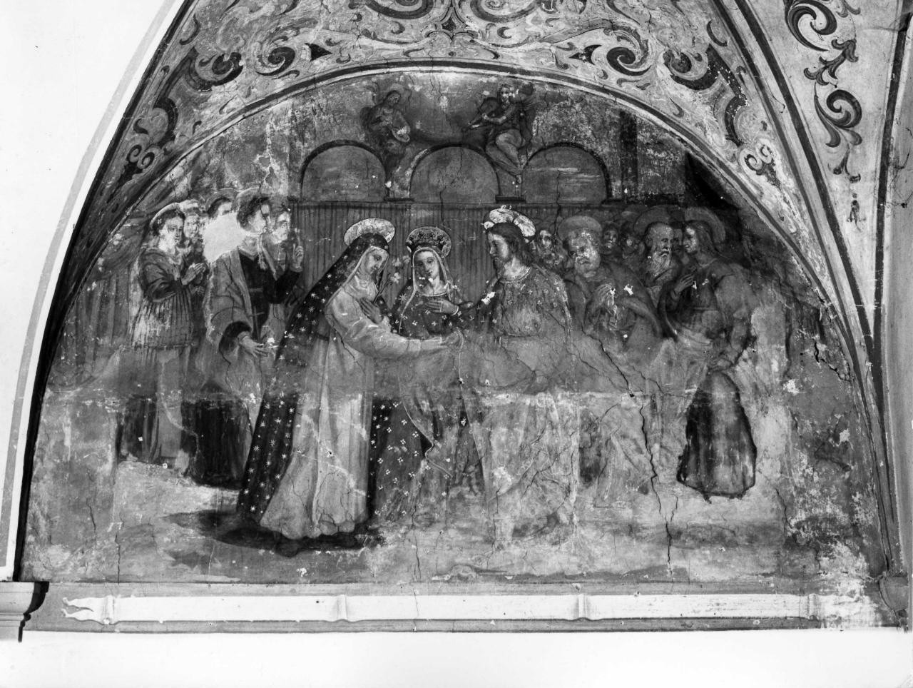 matrimonio mistico di Santa Caterina da Siena (dipinto) - ambito toscano (sec. XVII)