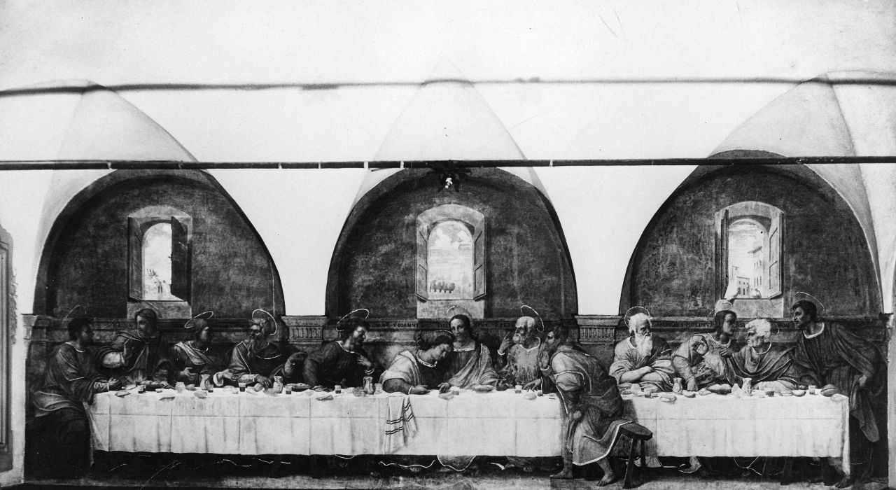 ultima cena (dipinto) di Franciabigio (sec. XVI)