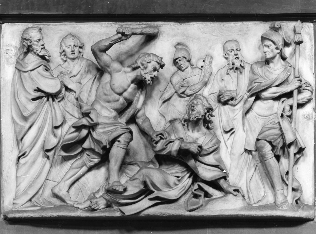 martirio di San Giuda (rilievo) - ambito toscano (ultimo quarto sec. XVII)