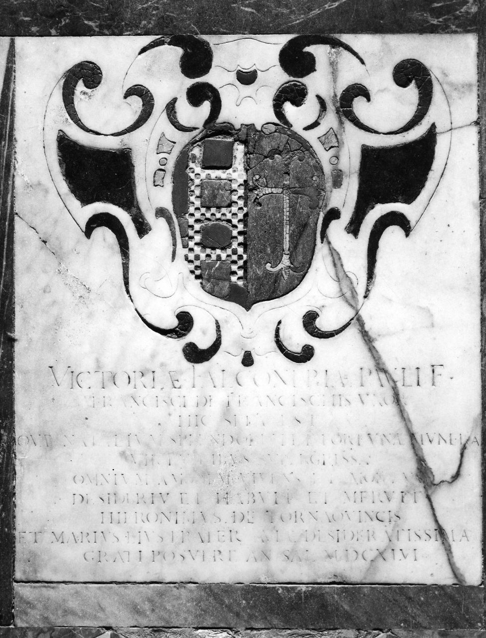 lapide tombale - manifattura toscana (sec. XVII)