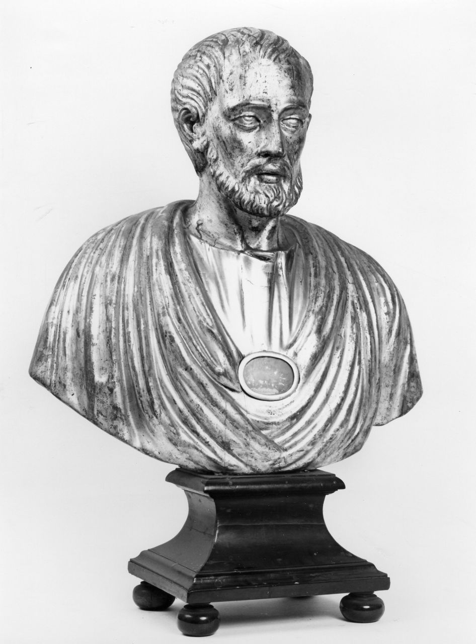 San Pietro (reliquiario - a busto) - ambito fiorentino (secc. XVIII/ XIX)