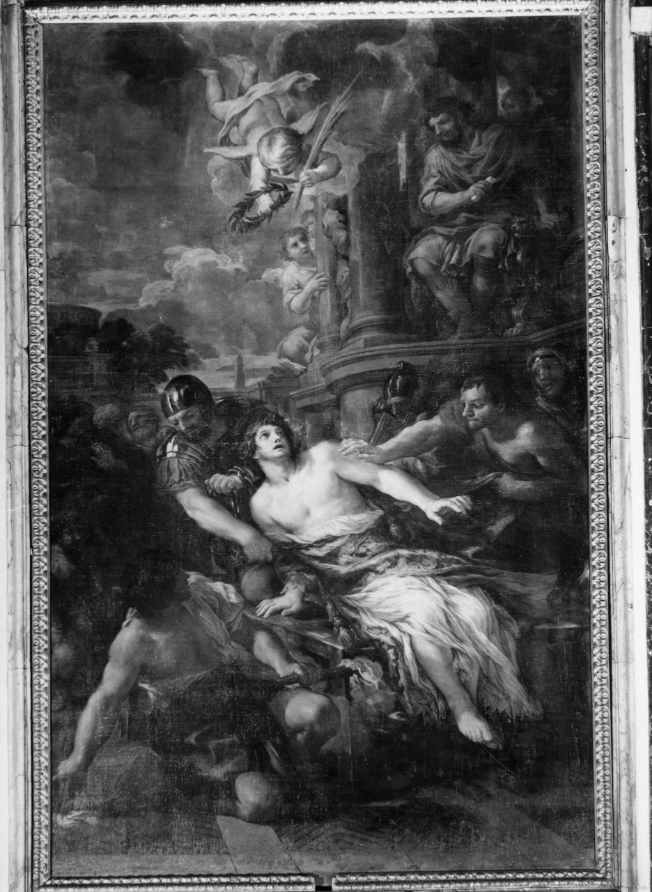 martirio di San Lorenzo (dipinto) di Berrettini Pietro detto Pietro da Cortona (prima metà sec. XVII)
