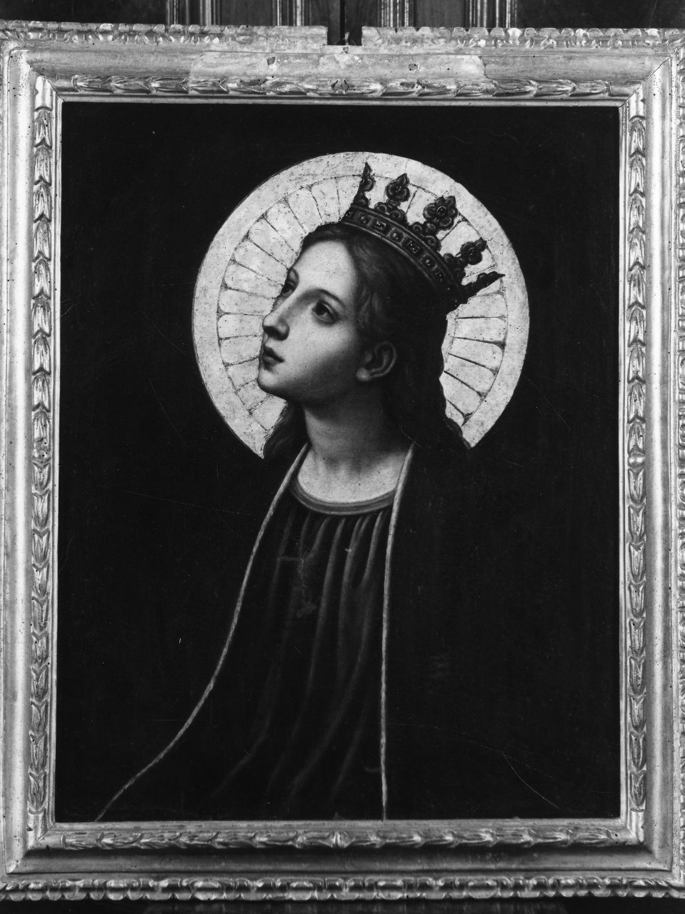 Maria Vergine (dipinto) di Curradi Francesco detto Battiloro (metà sec. XVII)