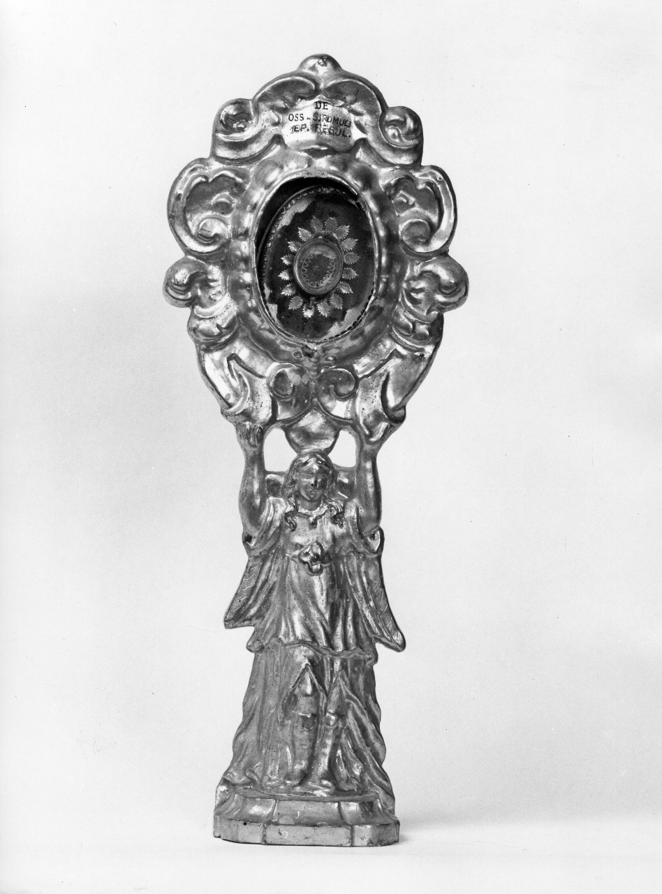 reliquiario - a ostensorio, serie - manifattura toscana (sec. XVIII)