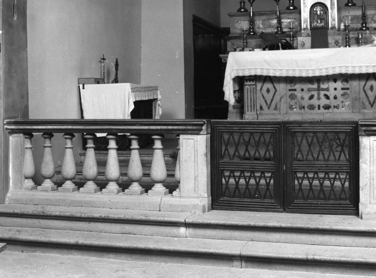 balaustrata, serie - manifattura toscana (seconda metà sec. XVIII)