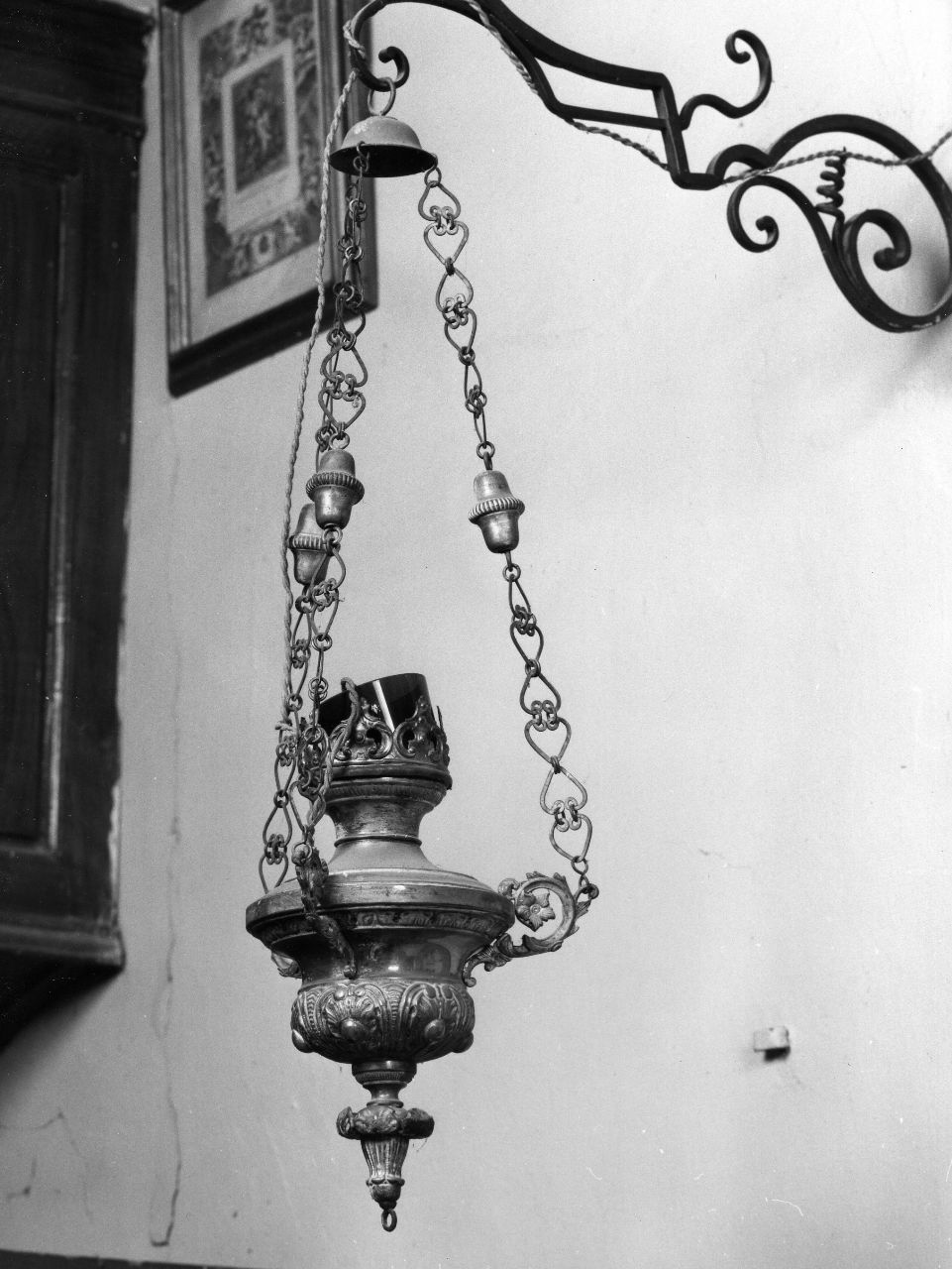 lampada - manifattura toscana (secc. XIX/ XX)