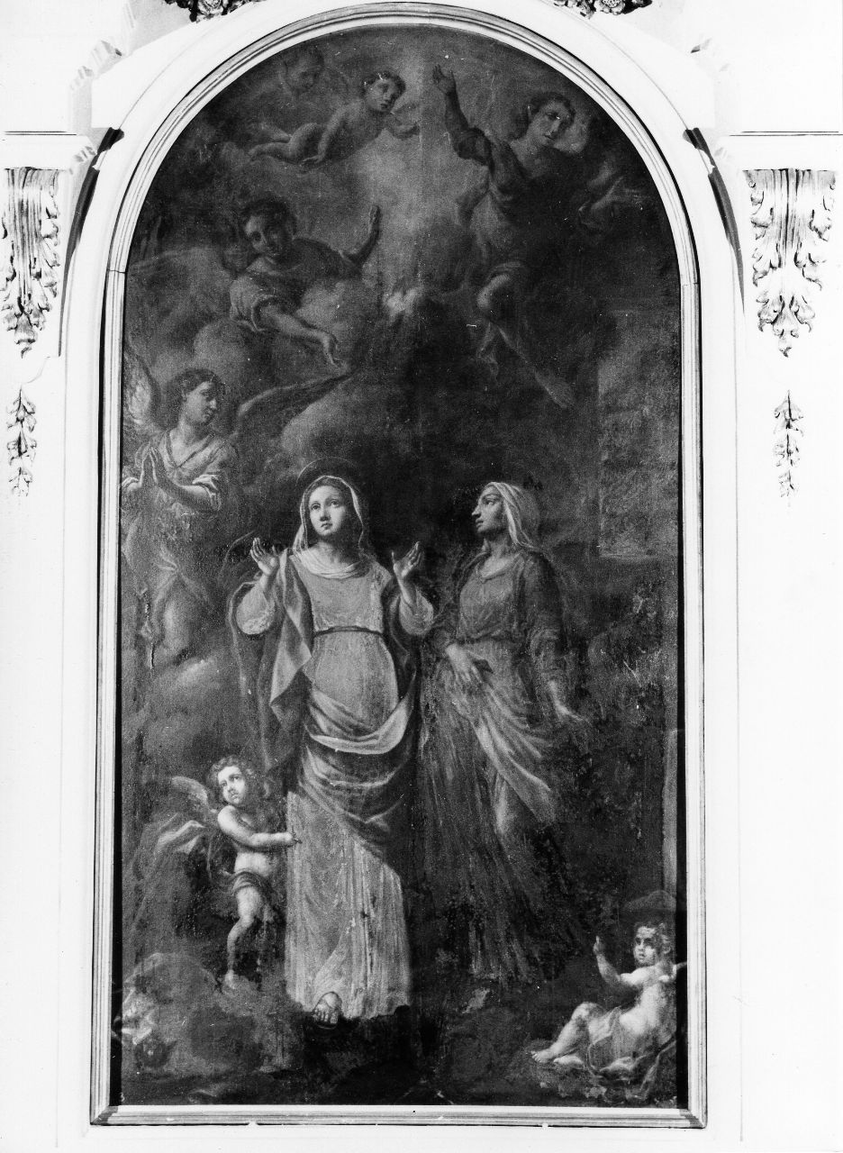 visitazione (dipinto) di Pucci Giovanni Antonio (primo quarto sec. XVIII)