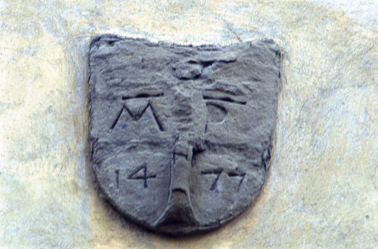 stemma dell'ospedale di S. Sebastiano dei Bini (rilievo) - bottega fiorentina (sec. XV)