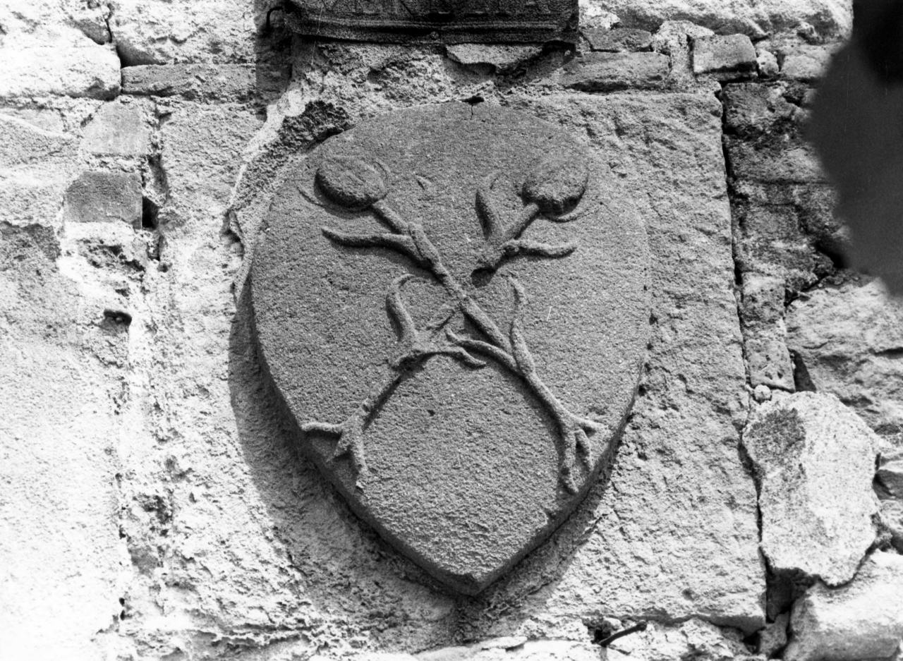 stemma gentilizio della famiglia Cardini (rilievo) - bottega toscana (metà sec. XV)