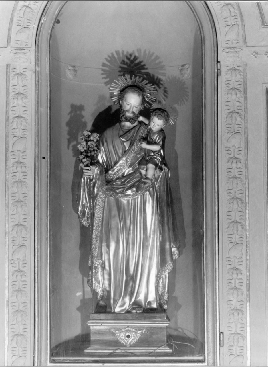 San Giuseppe con il Bambino (statua) - produzione Galard (fine/inizio secc. XIX/ XX)