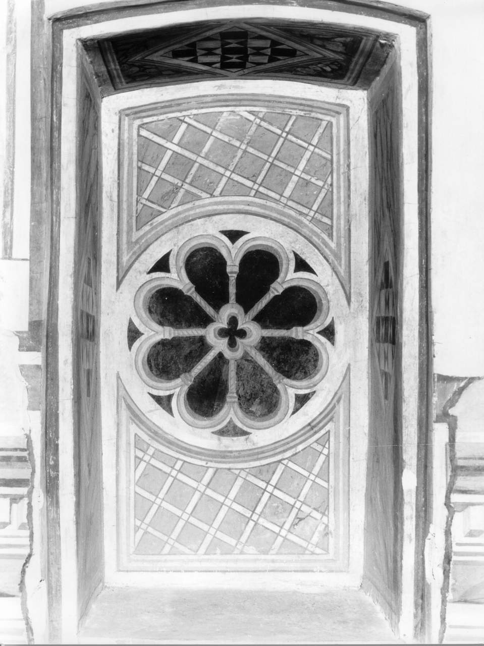motivo decorativo geometrico (dipinto) di Bicci di Lorenzo (bottega) (sec. XV)