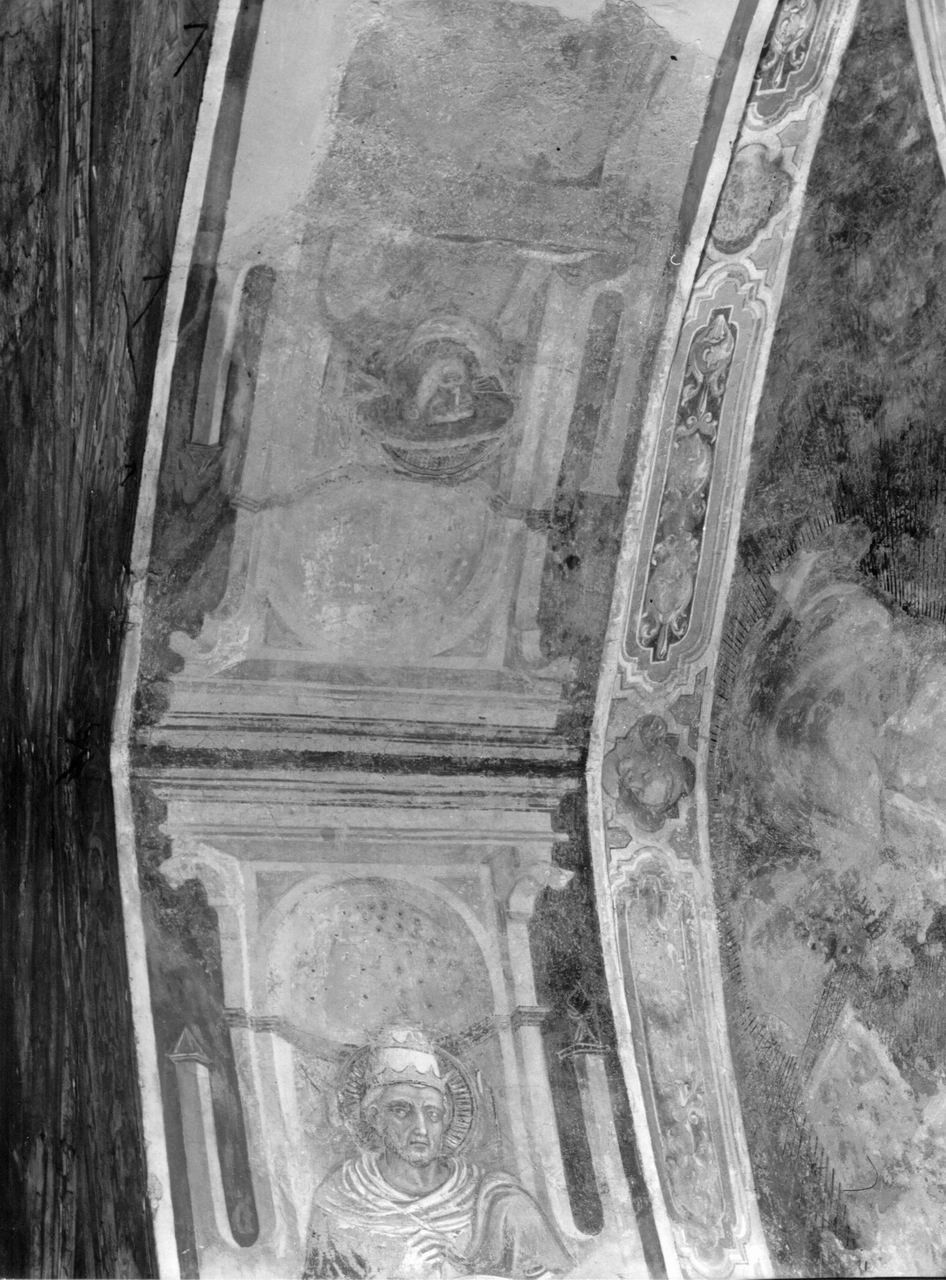san Girolamo e santo vescovo (dipinto, frammento) di Bicci di Lorenzo (sec. XV)