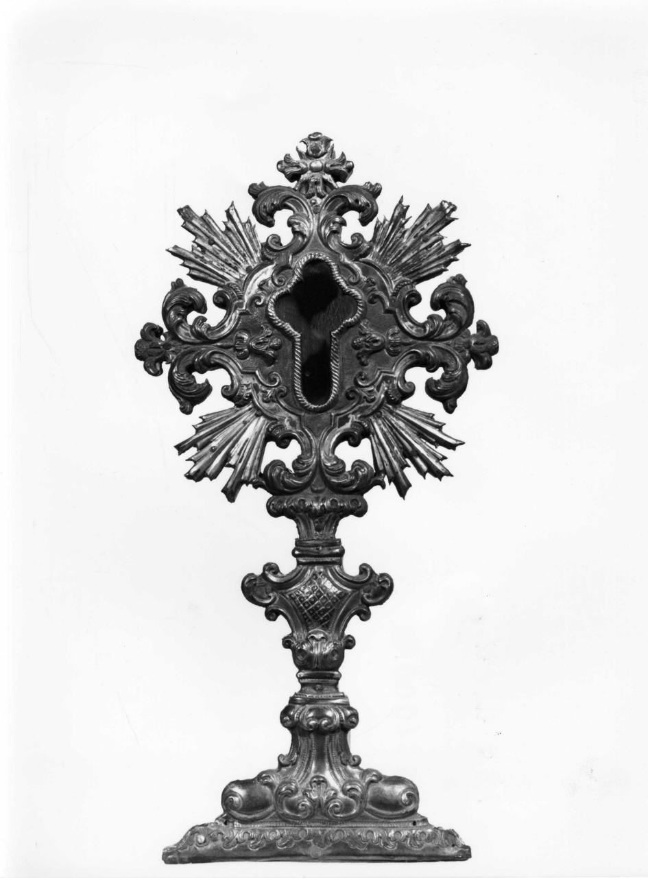 reliquiario - a ostensorio - bottega toscana (sec. XIX)
