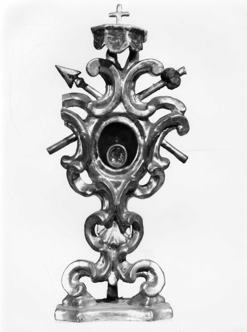 reliquiario - a ostensorio - bottega toscana (seconda metà sec. XVIII)