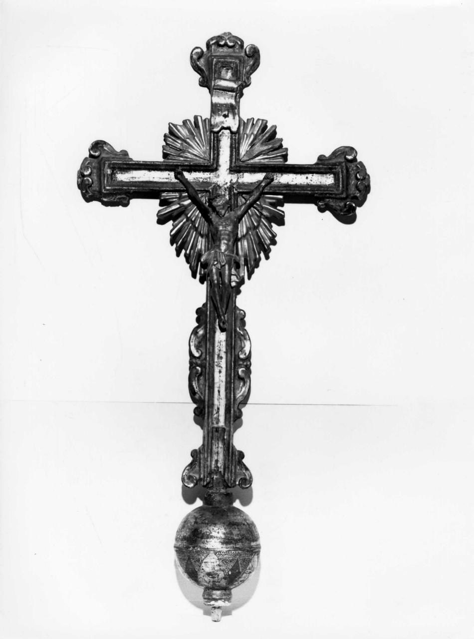 Cristo crocifisso (croce processionale) - bottega toscana (sec. XVIII)