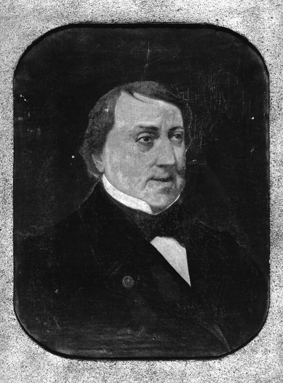 ritratto di Gioacchino Rossini, ritratto d'uomo (dipinto) - ambito russo (prima metà sec. XX)