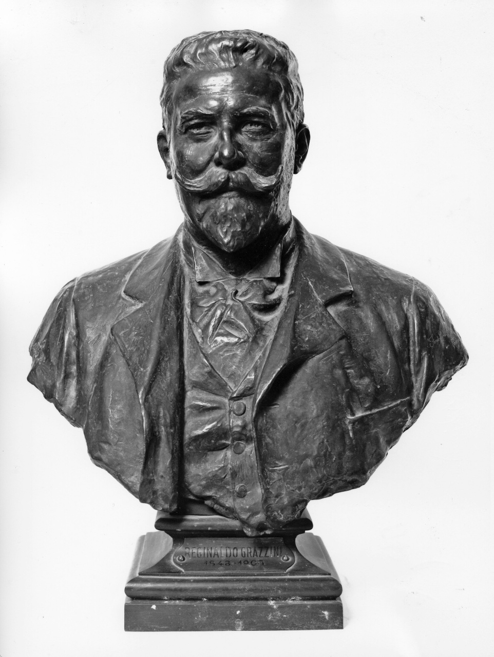 busto di Reginaldo Grazzini, busto ritratto d'uomo (scultura) - ambito toscano (primo quarto sec. XX)