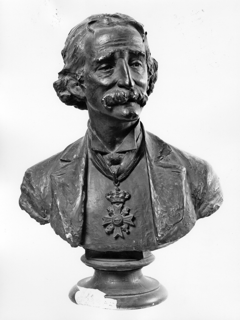 busto di Federico Consolo, busto ritratto d'uomo (scultura) - ambito toscano (primo quarto sec. XX)