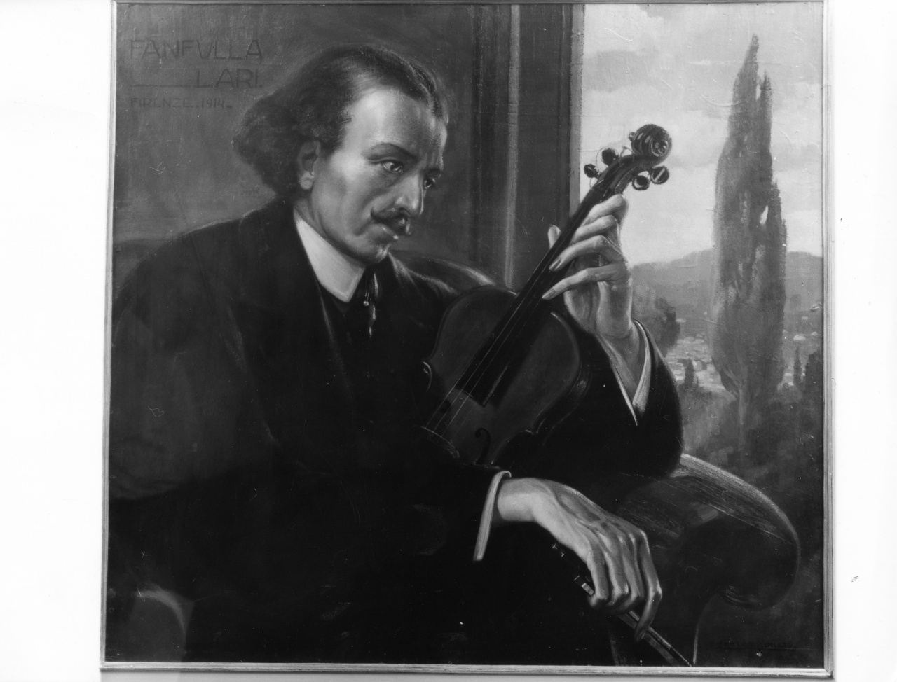 ritratto di Fanfulla Lari (dipinto) - ambito italiano (sec. XX)