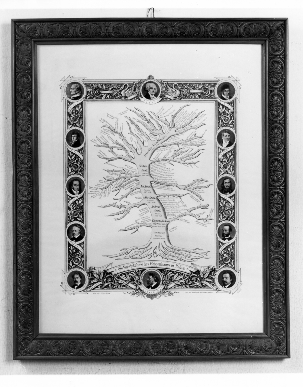 cornice - manifattura toscana (ultimo quarto sec. XIX)