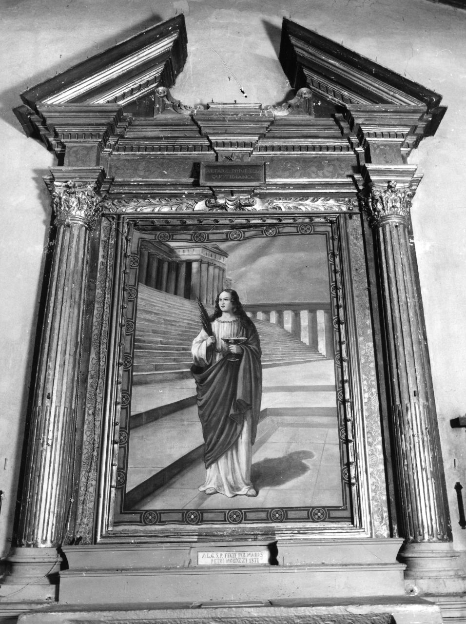 altare maggiore - ambito toscano (seconda metà sec. XVII)