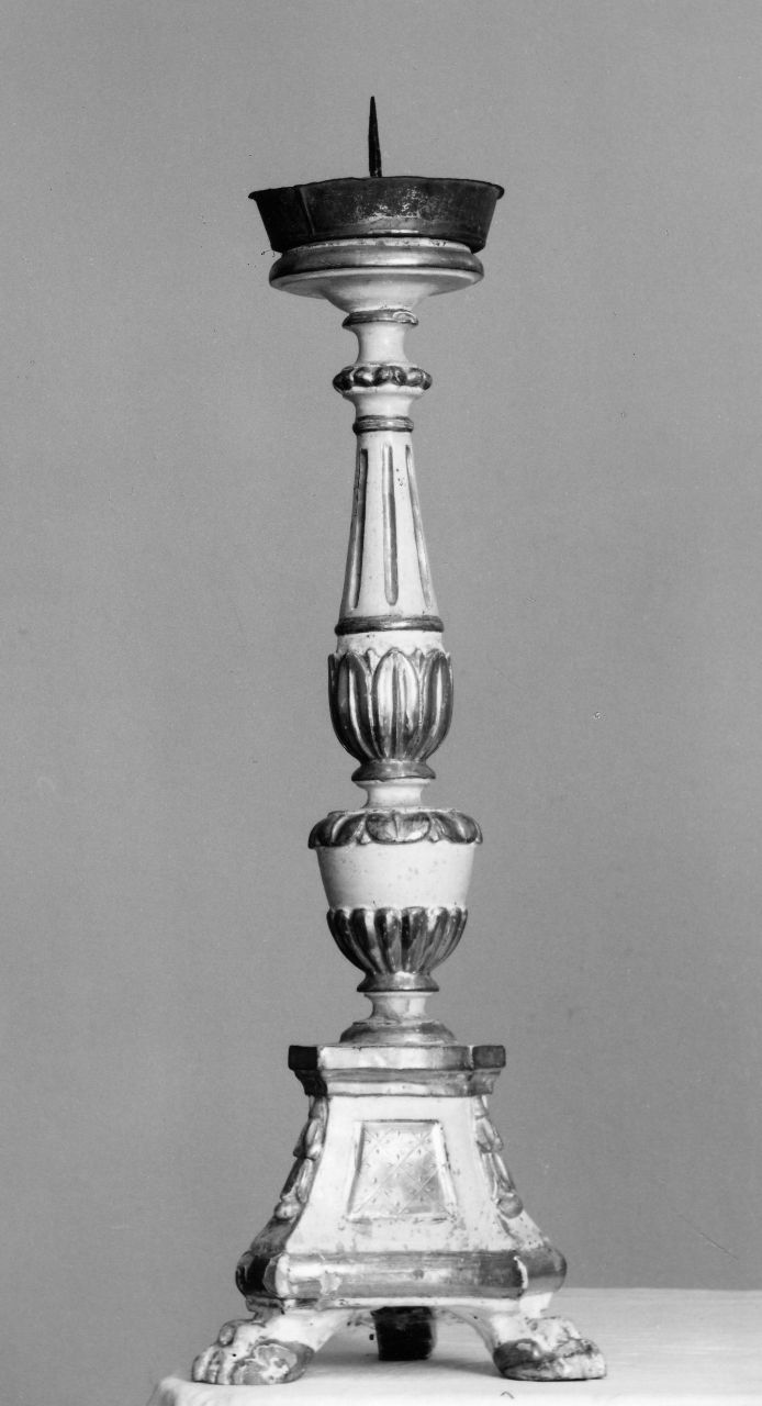 candeliere - bottega toscana (seconda metà sec. XVIII)