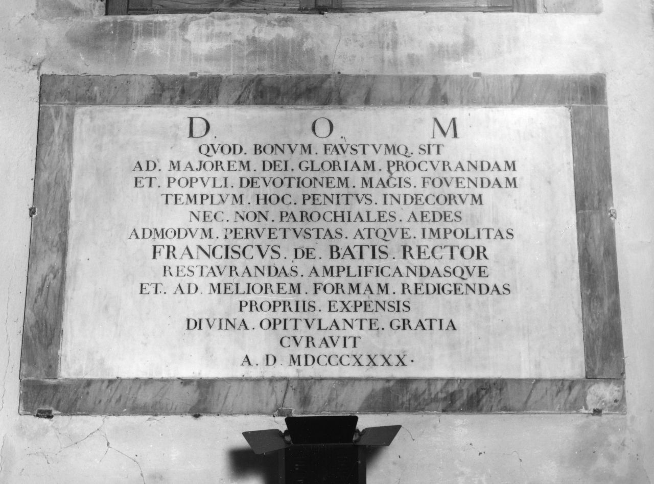 lapide - bottega toscana (sec. XIX)